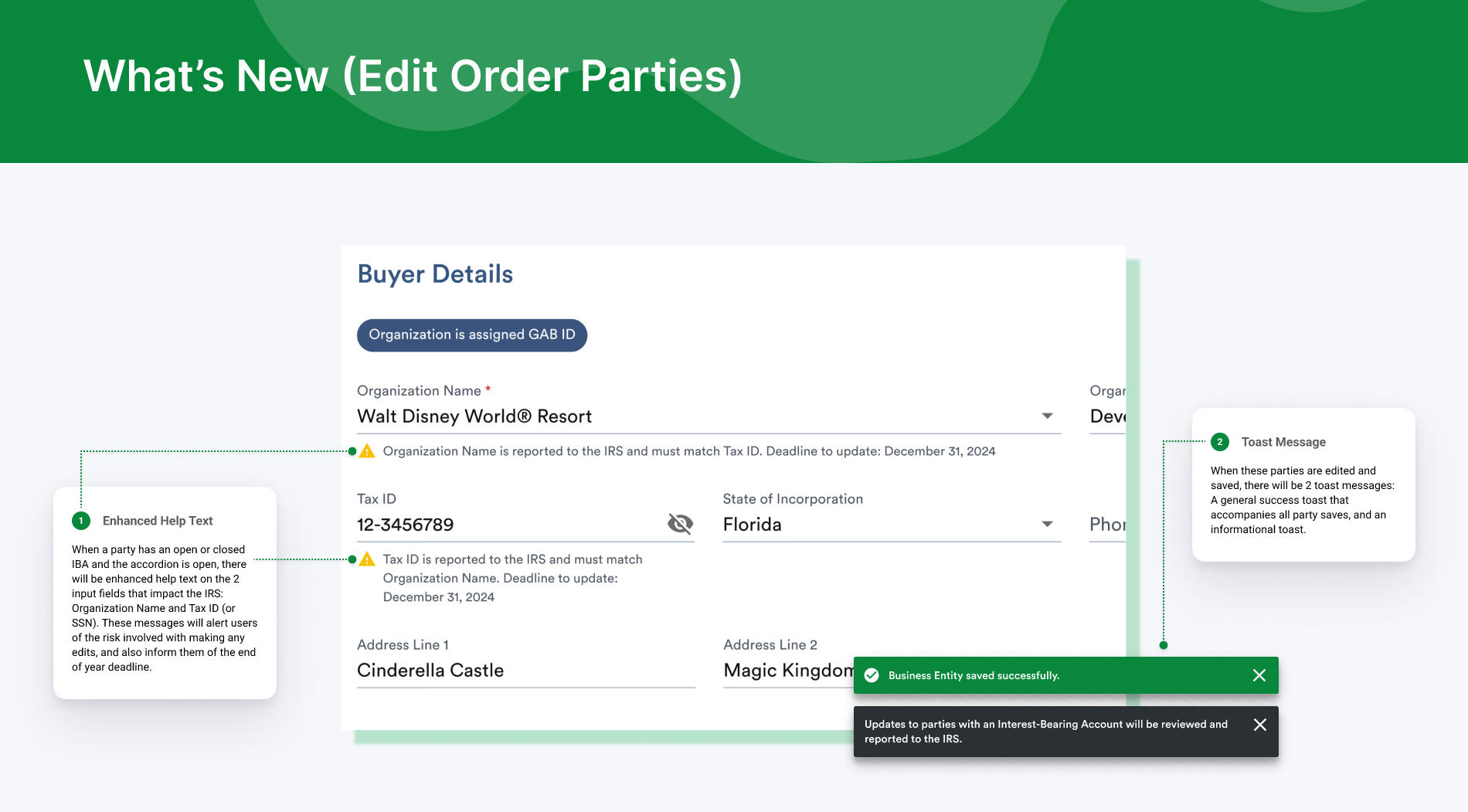 Example slide from one of the design demos.
